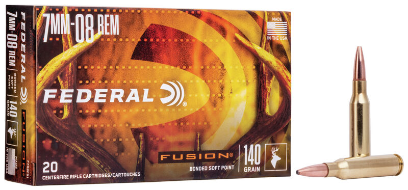 Federal Fusion 7mm-08 Rem 140gr SP