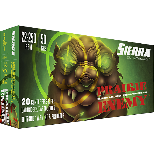 Sierra 22-250 Rem 50gr BlitzKing - Prairie Enemy