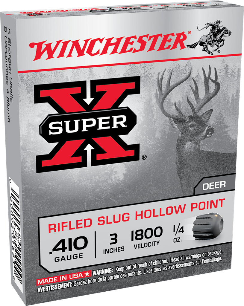 Winchester SuperX 410ga 1/4oz Slug X413RS5