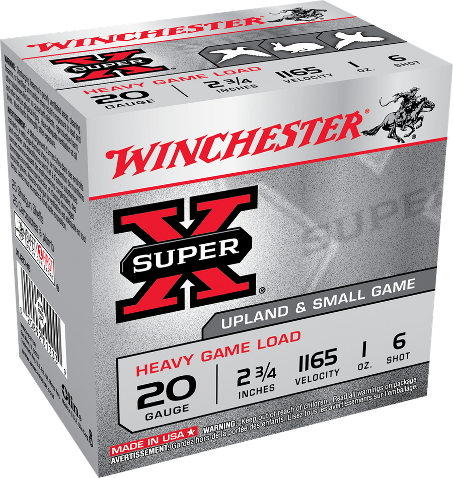 Winchester SuperX 20ga #6 XU20H6
