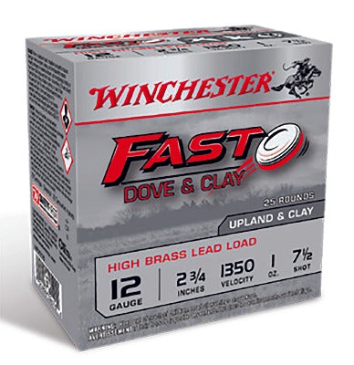 Winchester Fast Dove & Clay 12ga 1oz #7.5 1350fps *WFD127B