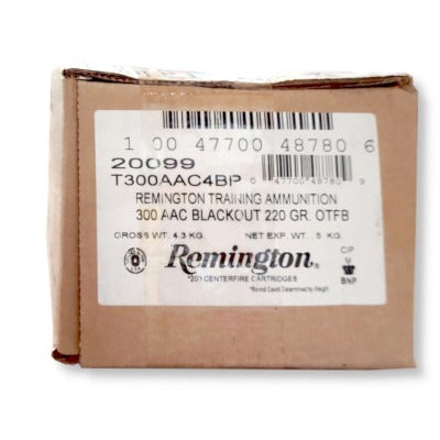 Remington 300 AAC Blackout 220gr OTFB Subsonic (200ct)