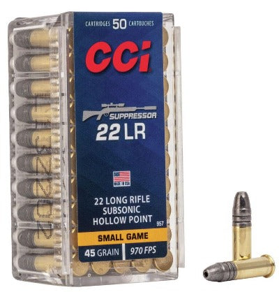 CCI 22LR Suppressor 45gr