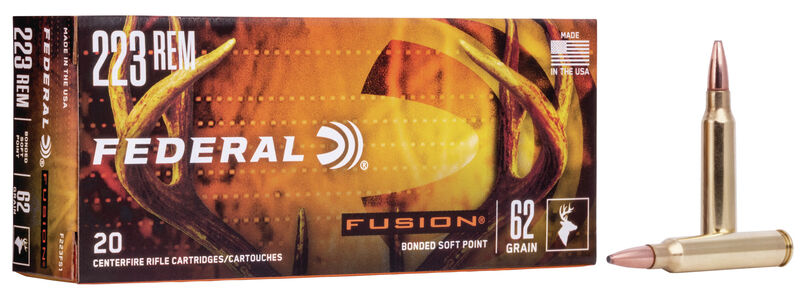 Federal Fusion 223 Rem 62gr SP