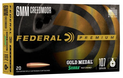 Federal Premium 6mm Creedmoor 107gr SMK