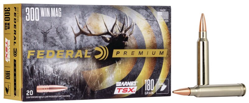 Federal Premium 300 Win Mag 180gr TSX