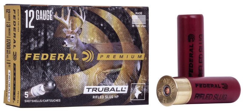 Federal TruBall Rifled Slug 12 Gauge #PB131RS