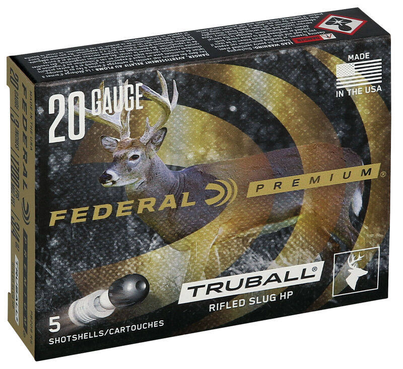 Federal TruBall Rifled Slug 20ga #PB209RS