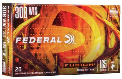 Federal Fusion 308 Winchester 165gr SP