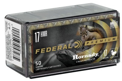 Federal Varmint & Predator 17 HMR 17gr Hornady V-Max