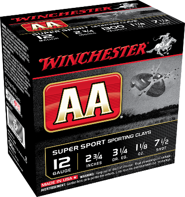 Winchester AA 12ga 1-1/8oz #7.5 1300Fps *AASC127