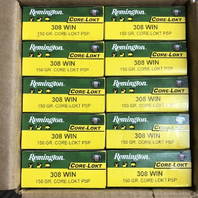 Remington 308 Win 150gr Core-Lokt PSP