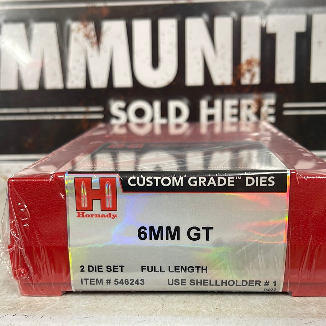 Hornady 2-Die Set 6mm GT · Blue Collar Reloading
