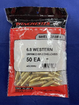 Winchester 6.8 Western Brass · Blue Collar Reloading