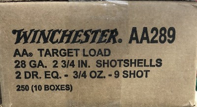 Winchester AA 28ga 3/4oz #9 1200FPS *AA289