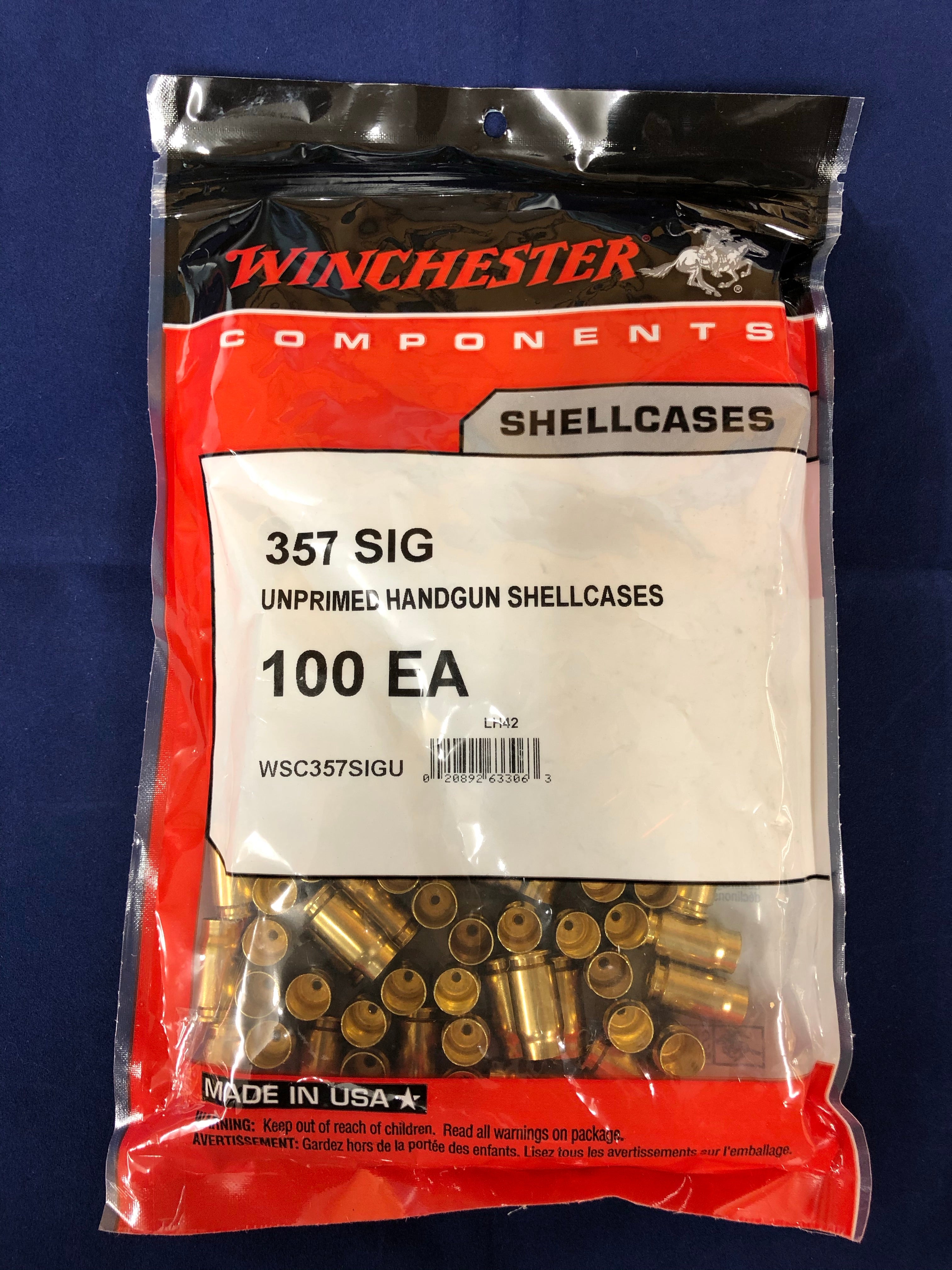 Winchester 357 Sig Brass · Blue Collar Reloading
