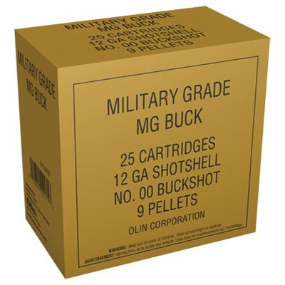 Winchester Military Grade 12GA 00 Buck (25ct)