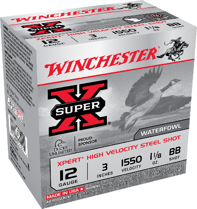 Winchester XPERT Hi-Velocity 12ga 3" BB Shot 1-1/8oz 1550FPS