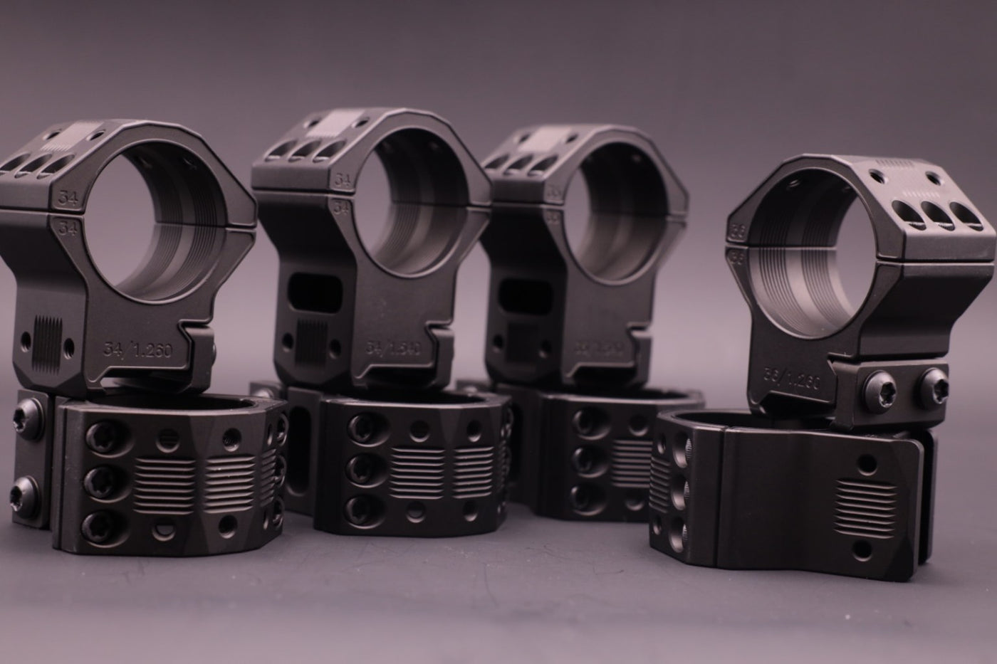 GRAY OPS 34mm Tactical Scope Rings