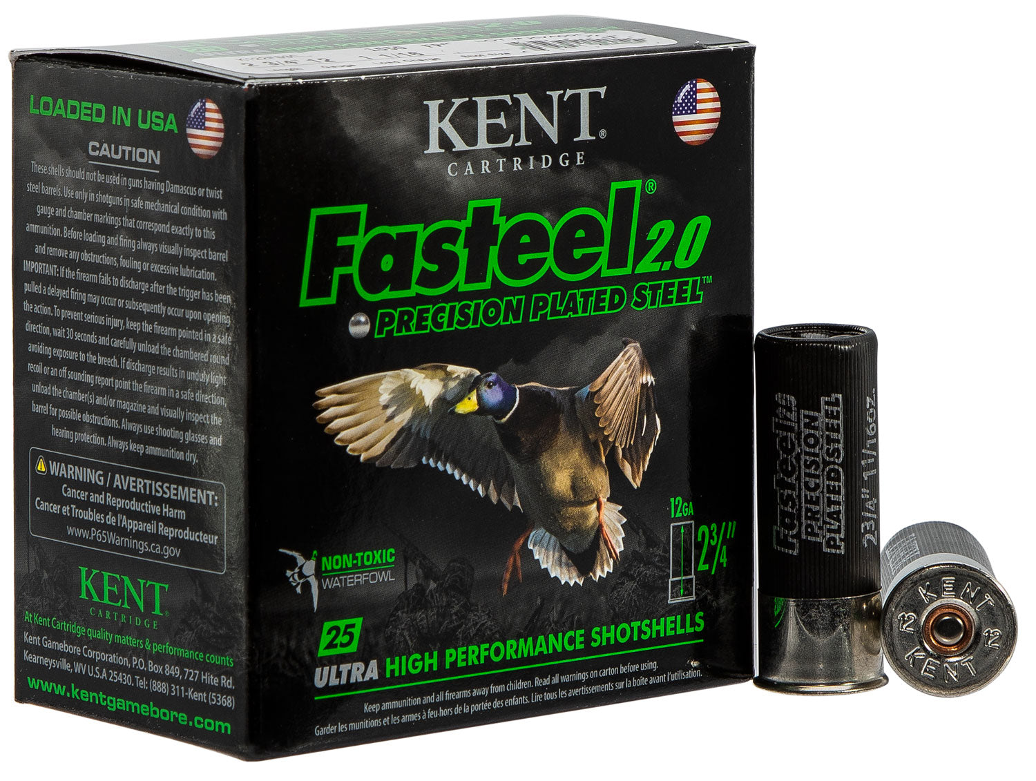 Kent Cartridge Fasteel 2.0 12 Gauge 2.75" 1 1/16 oz 4 Shot K122FS304