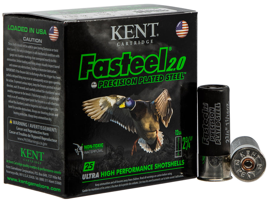 Kent Cartridge Fasteel 2.0 12 Gauge 2.75" 1 1/16 oz 4 Shot K122FS304