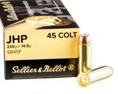 S&B 45 Colt 230gr JHP SB45F