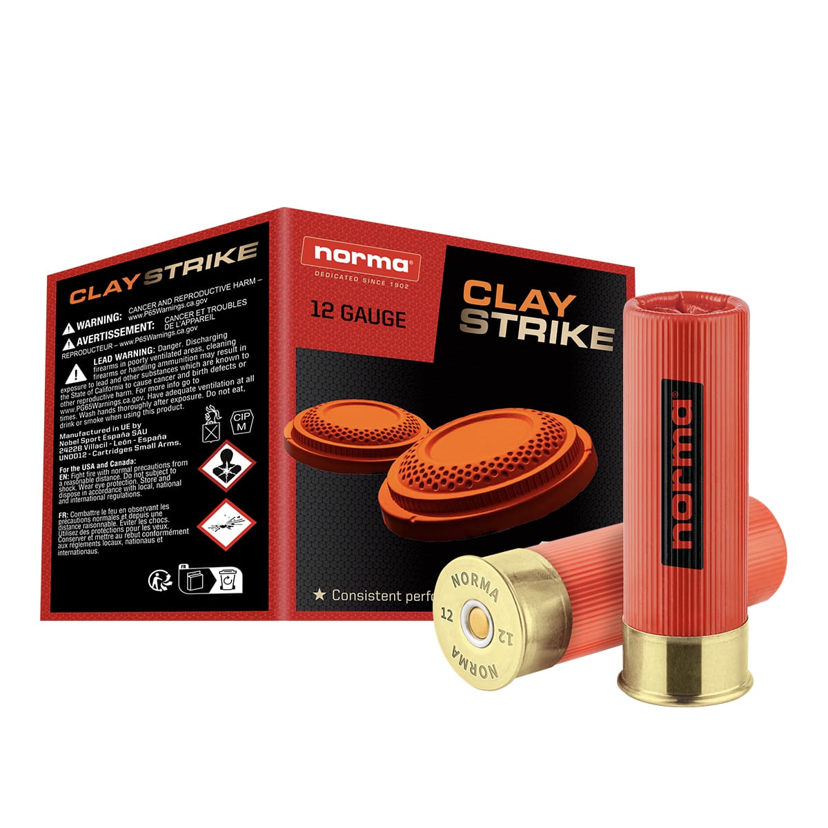 Norma CLAYSTRIKE 12ga 2 3/4 1oz #8