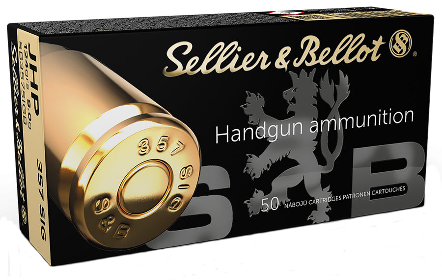 S&B 357 SIG 124gr JHP *SB357SIGB