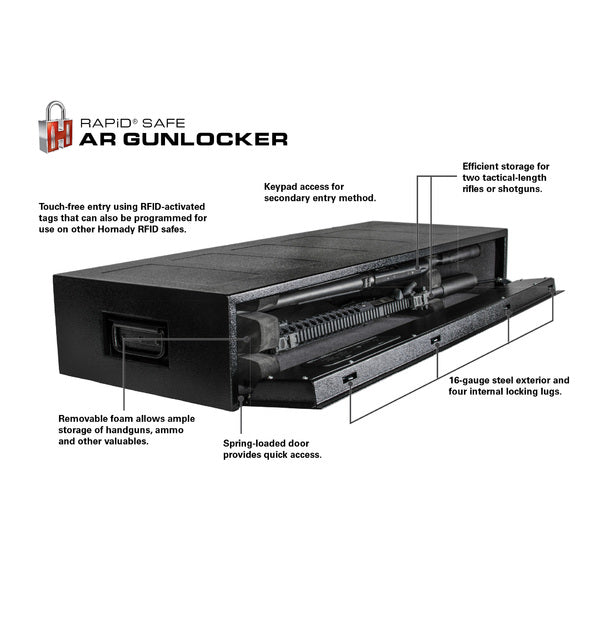 Hornady Rapid Safe AR Gun Locker #98190
