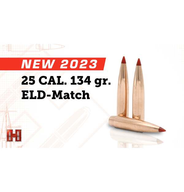 Hornady 25cal 134gr ELD #2561