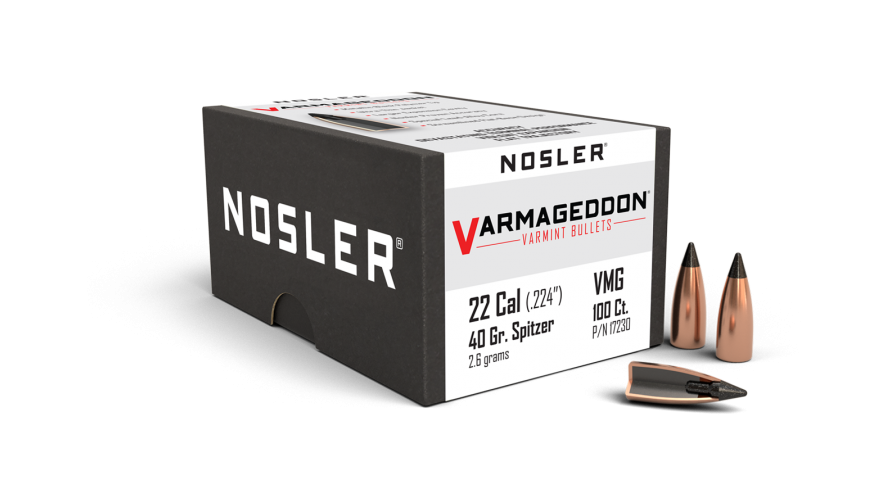 Nosler 22cal 40gr FB Tipped #17230