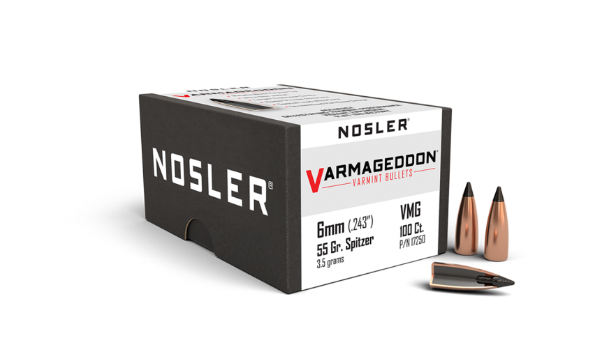 Nosler 6mm 55gr Varmageddon  #28115