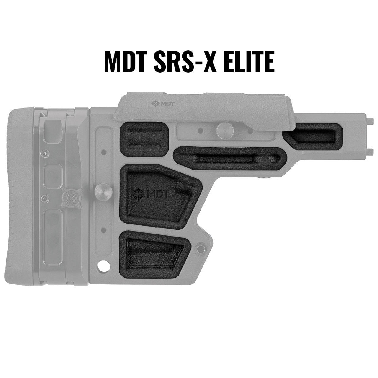 MDT SRS-X ELITE RUBBER DAMPENERS BLACK