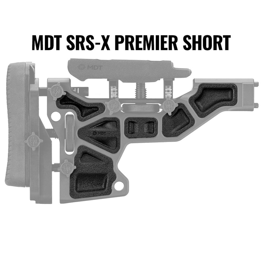 MDT SRS-X PREMIER SHORT RUBBER DAMPENERS BLACK