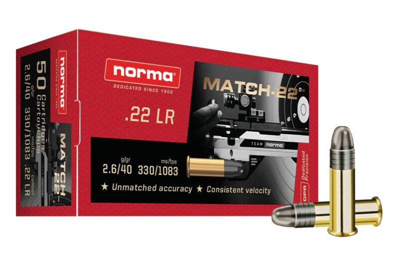 Norma Match 22LR 40gr LRN