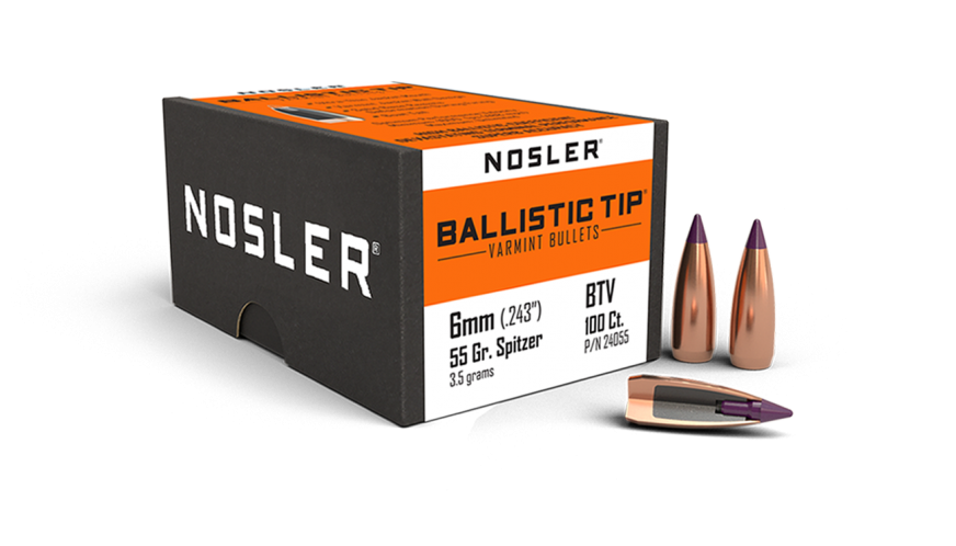 Nosler 6mm 55gr Ballistic Tip  #24055 - Blue Collar Reloading