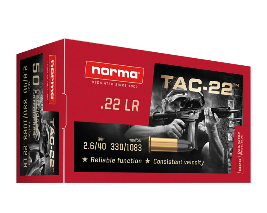 Norma TAC 22LR 40gr LRN