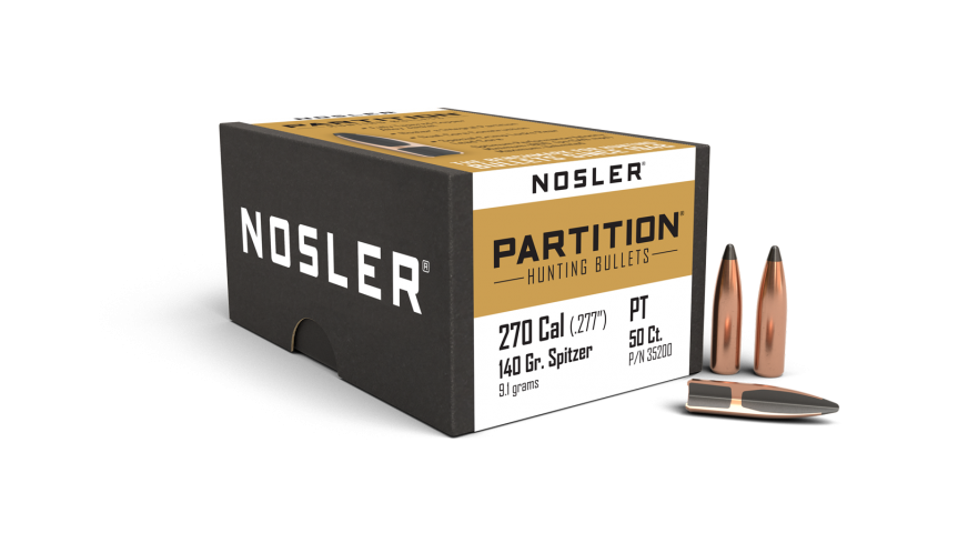 Nosler 270cal 140gr Partition  #35200 - Blue Collar Reloading