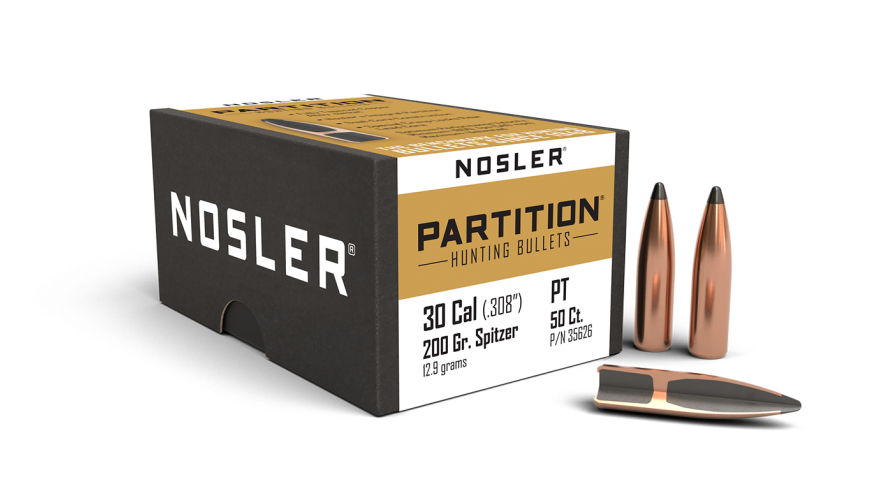 Nosler 30cal 200gr Parition #35626