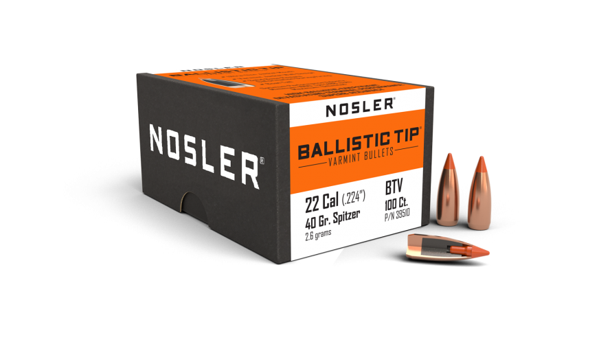 Nosler 22cal 40gr Ballistic Tip  #39510