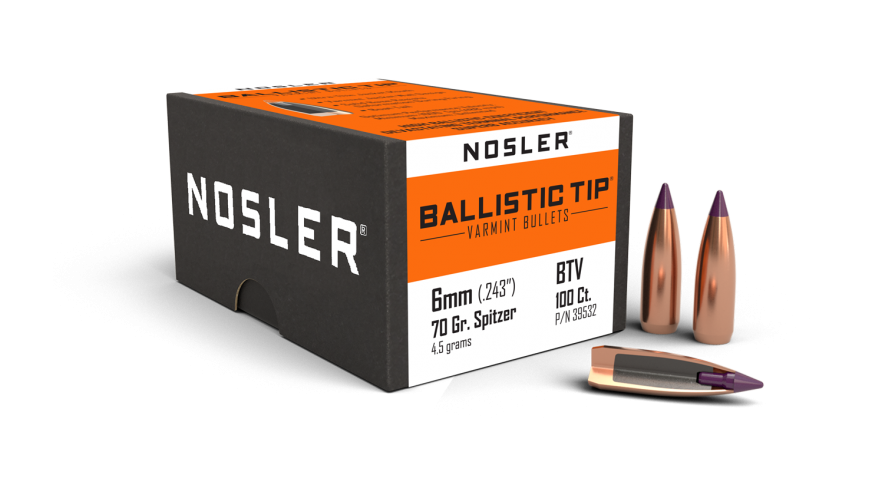 Nosler 6mm 70gr Ballistic Tip #39532