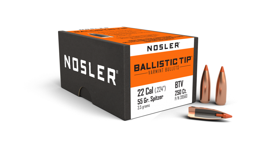 Nosler 22cal 55gr Ballistic Tip  #39560 - Blue Collar Reloading