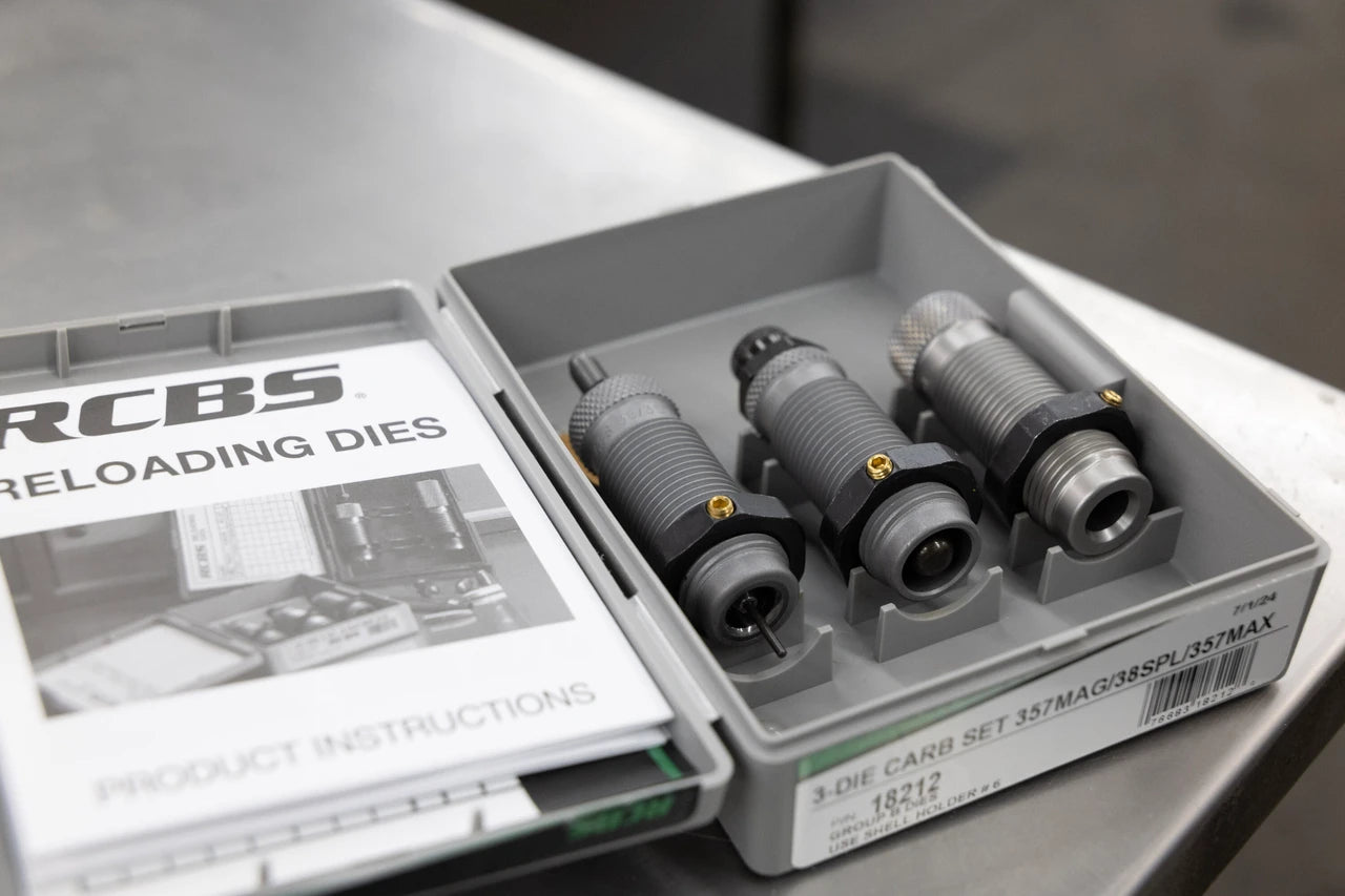 RCBS 357 Mag/ 38 SPL/ 357 Max 3-Die Carbide Roll Crimp Set #18212
