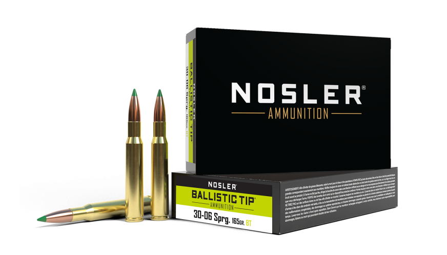 Nosler 30-06 Sprg 165gr Ballistic Tip