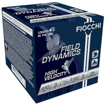 Fiocchi 410ga #8 11/16oz 1140fps *410HV8