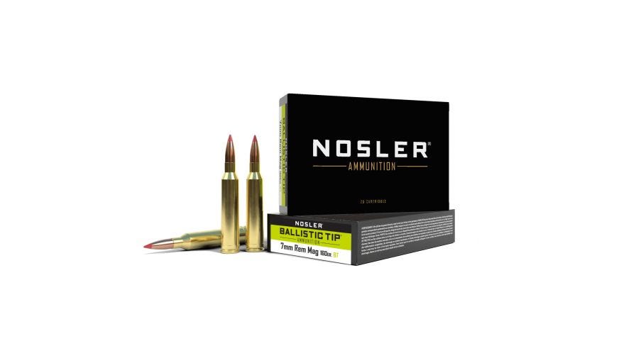 Nosler 7mm Rem Mag 160gr Ballistic Tip
