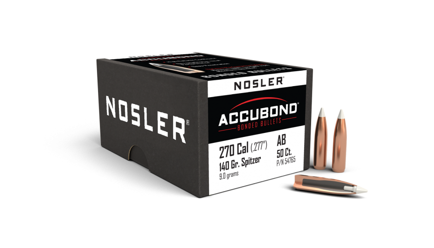 Nosler 270 cal 140gr AccuBond #54765