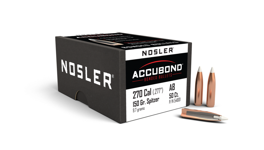 Nosler 270cal 150gr AccuBond #54801
