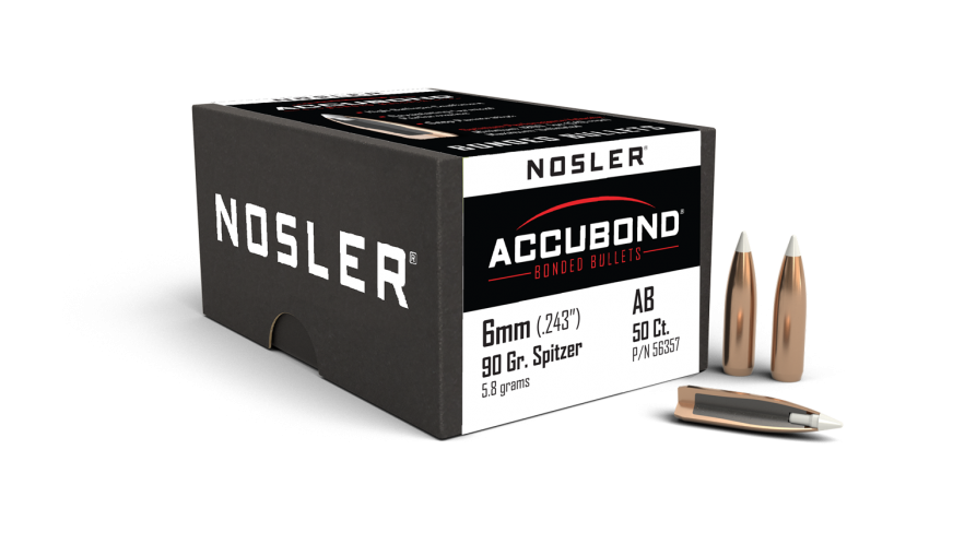 Nosler 6mm 90gr AccuBond #56357