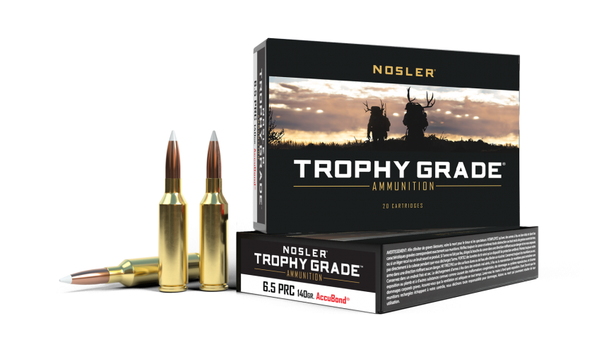 Nosler 6.5 PRC 140gr AccuBond Trophy Grade Ammunition